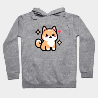 Cute Shiba Inu 01 - Kawaii Sticker | Dog Mom, Dog Dad Hoodie